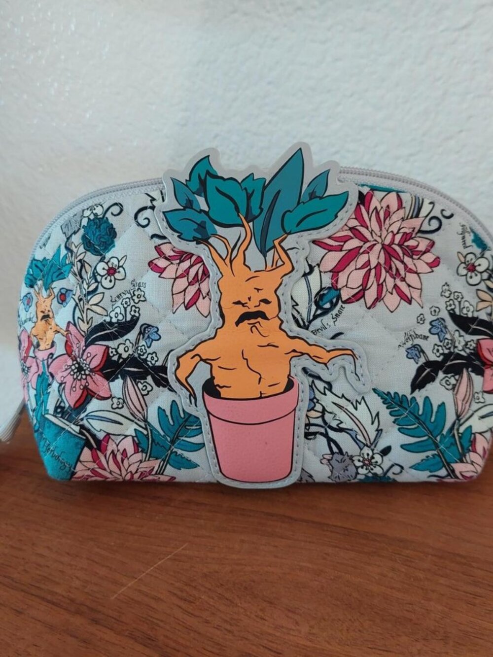 vera bradley herbology Harry Potter Hedwig's Magical Garden Makeup Bag with grap